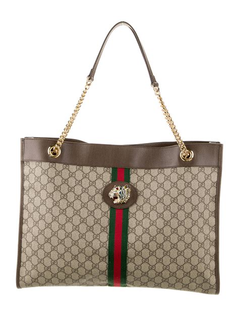 gucci rajah chain tote|Gucci rajah large tote.